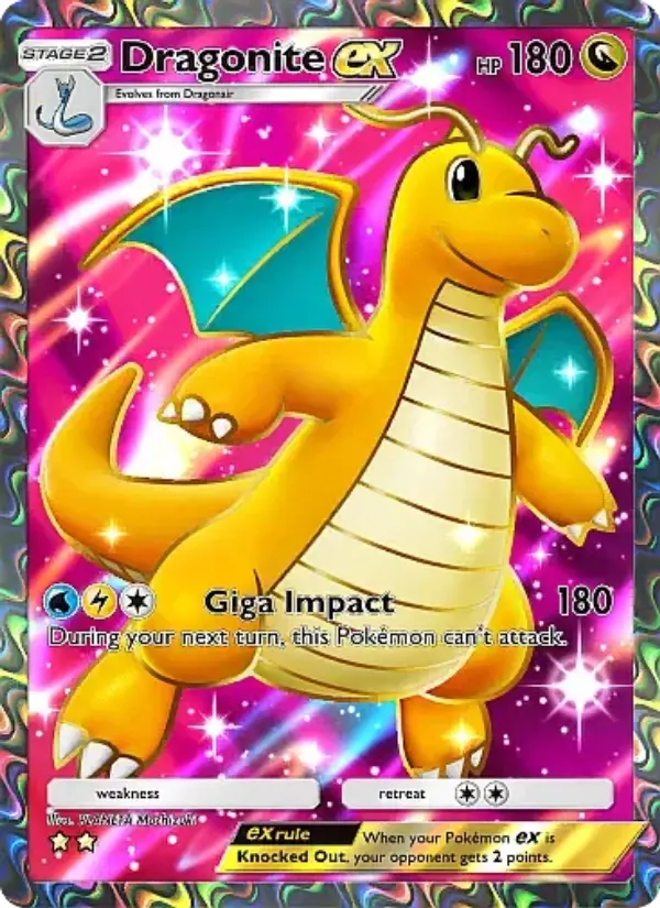 Card image of Dragonite ex