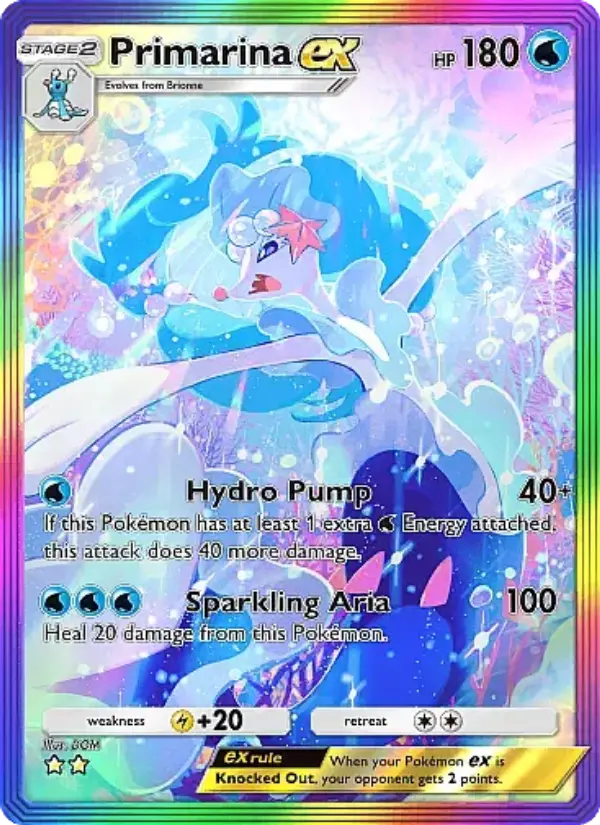 Card image of Primarina ex