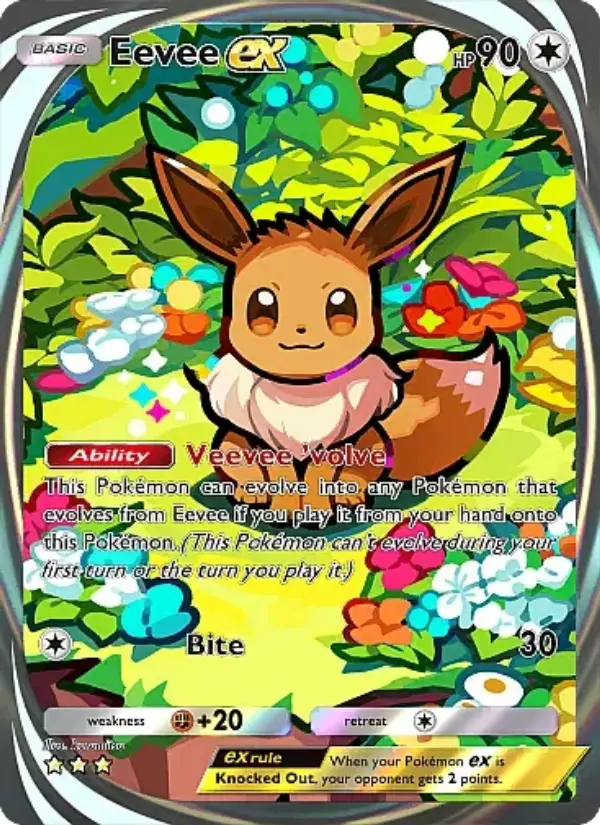 Card image of Eevee ex