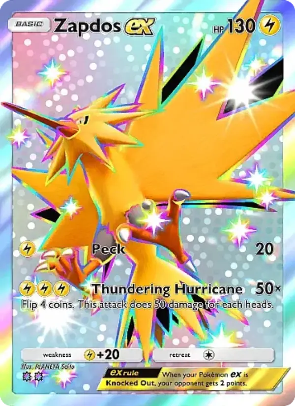 Card image of Zapdos ex