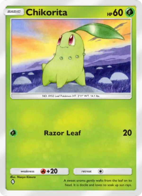 Card image of Chikorita