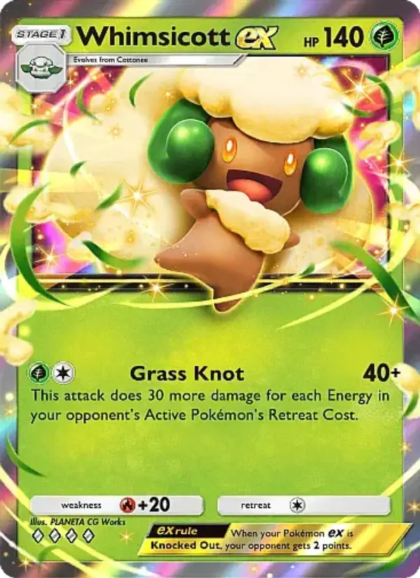 Card image of Whimsicott ex