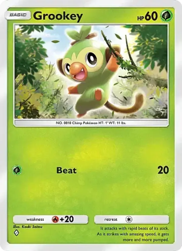 Card image of Grookey
