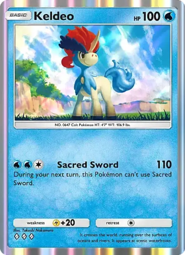 Card image of Keldeo