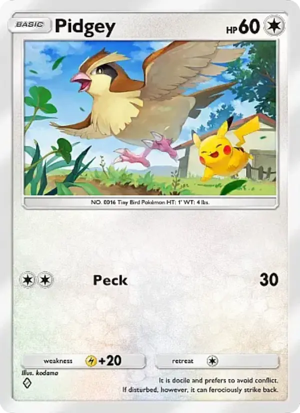 Card image of Pidgey
