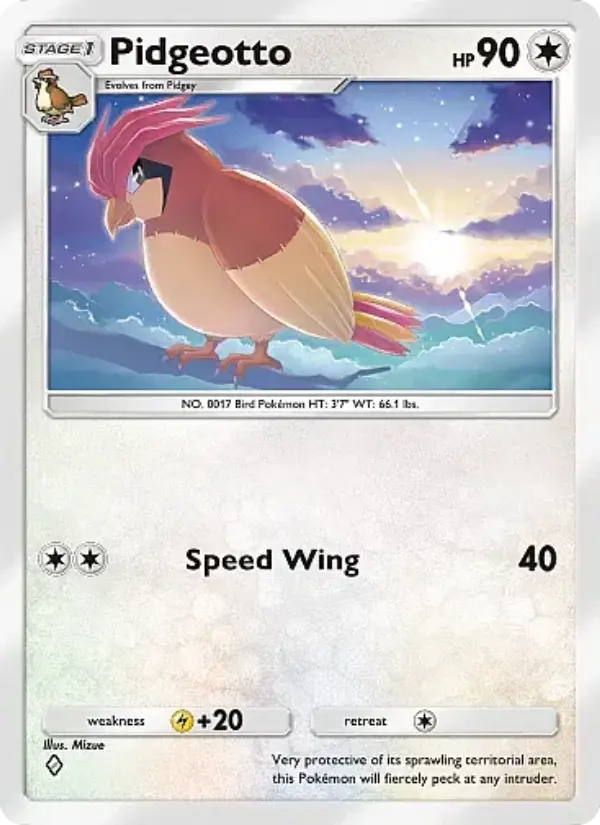 Card image of Pidgeotto