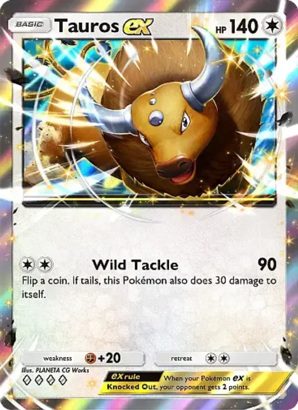 Card image of Tauros ex