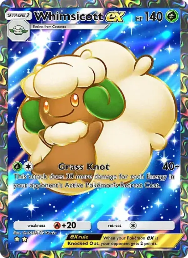 Card image of Whimsicott ex