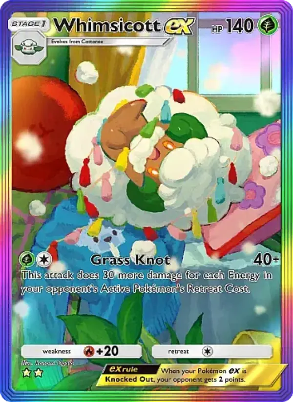 Card image of Whimsicott ex