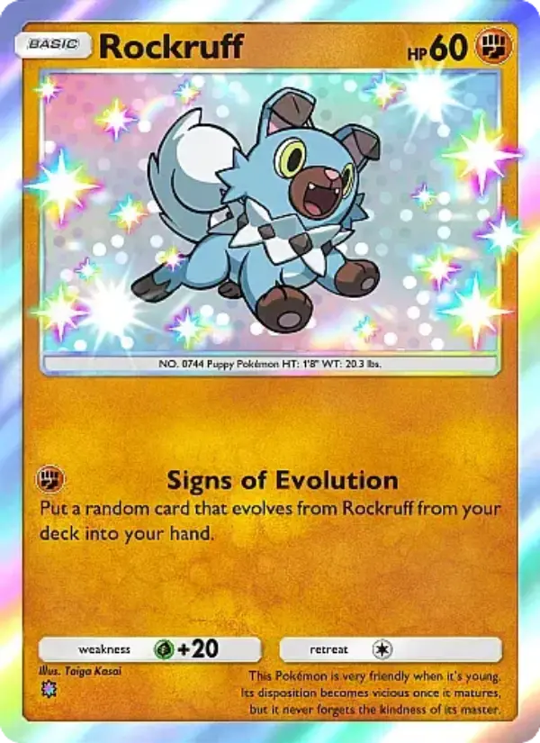 Card image of Rockruff
