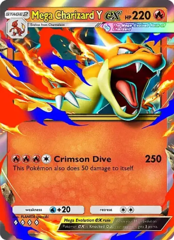 Card image of Mega Charizard Y ex
