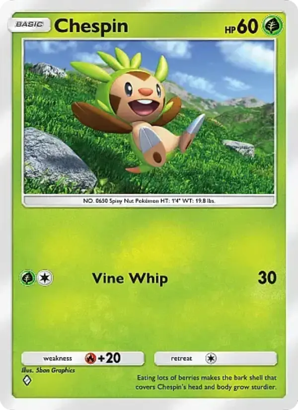Card image of Chespin