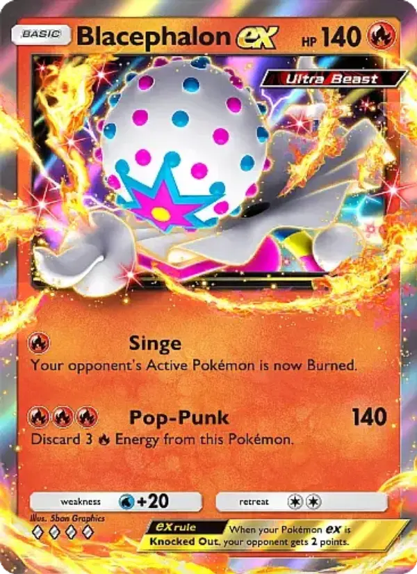 Card image of Blacephalon ex