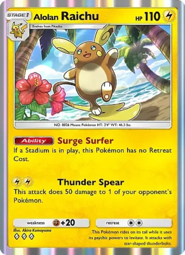 Card image of Alolan Raichu