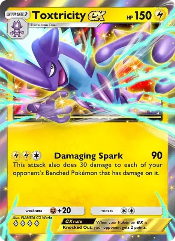 Card image of Toxtricity ex