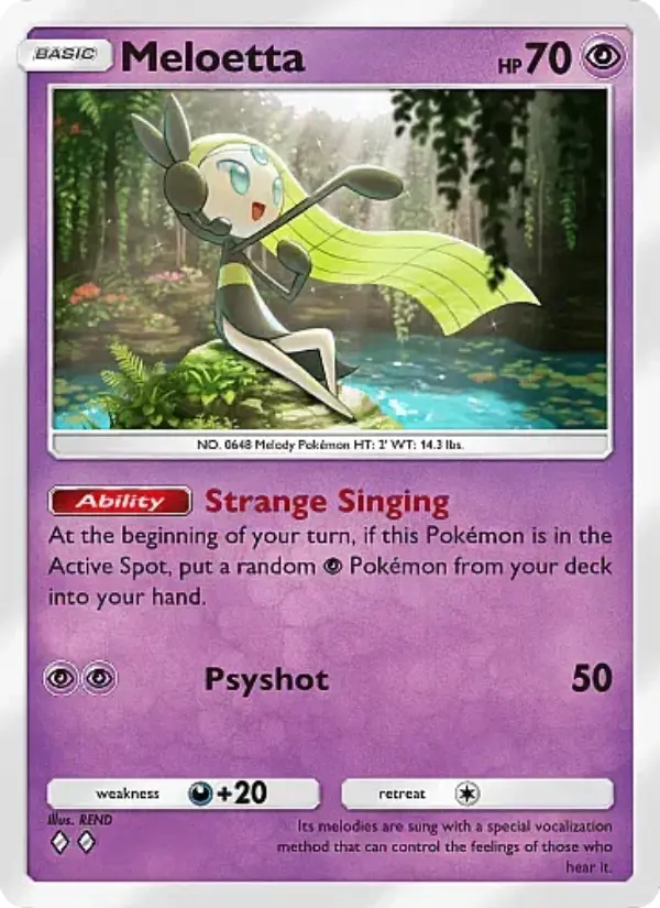Card image of Meloetta