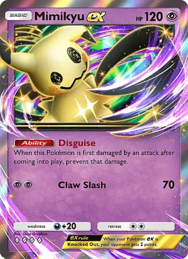 Card image of Mimikyu ex