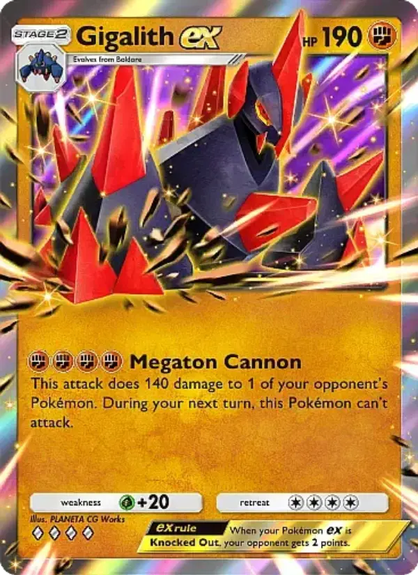 Card image of Gigalith ex