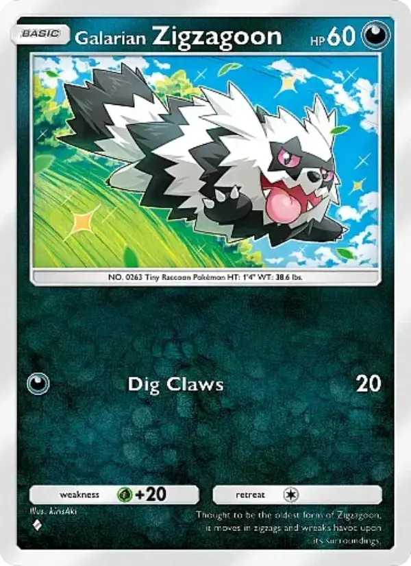 Card image of Galarian Zigzagoon