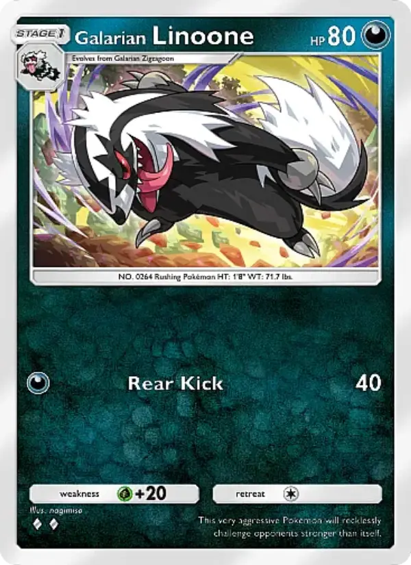 Card image of Galarian Linoone