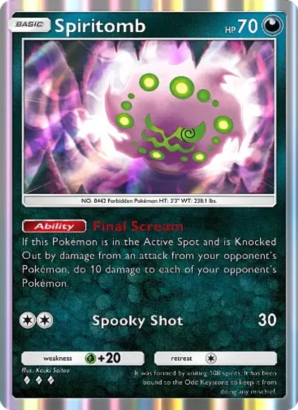 Card image of Spiritomb