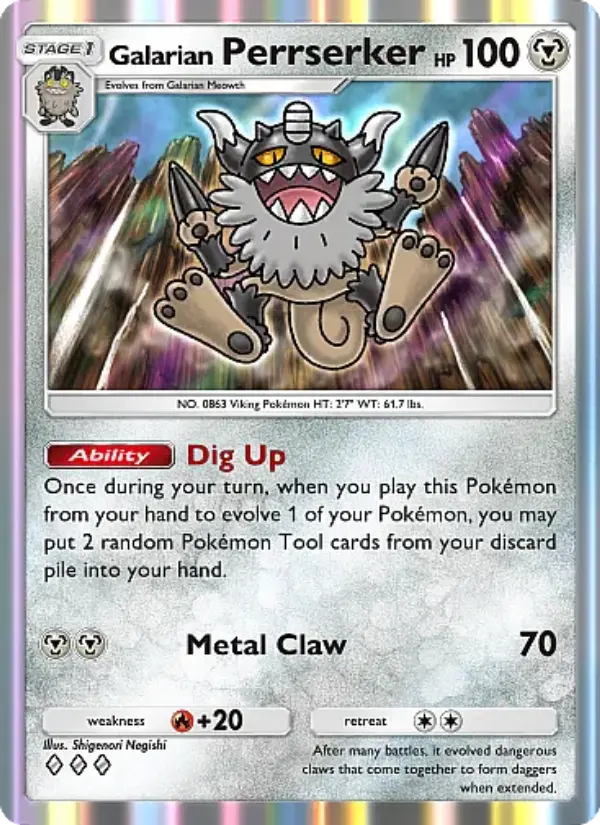 Card image of Galarian Perrserker