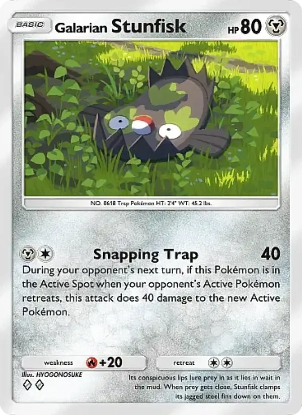 Card image of Galarian Stunfisk