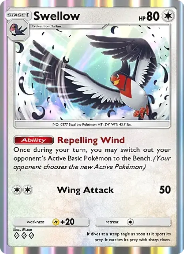 Card image of Swellow