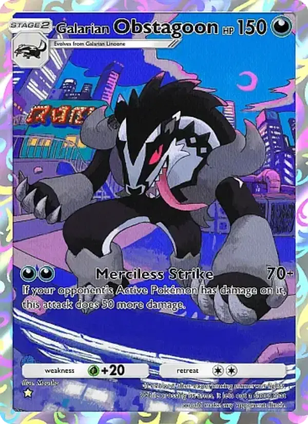 Card image of Galarian Obstagoon
