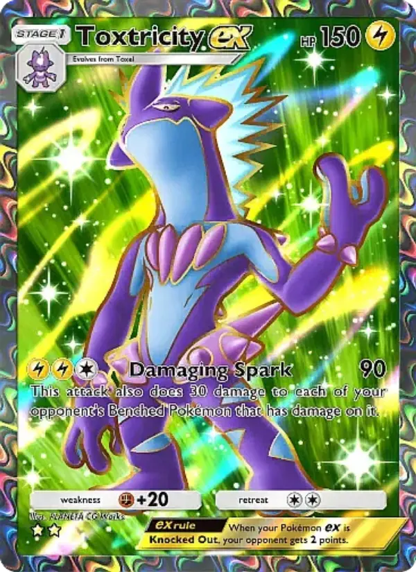Card image of Toxtricity ex