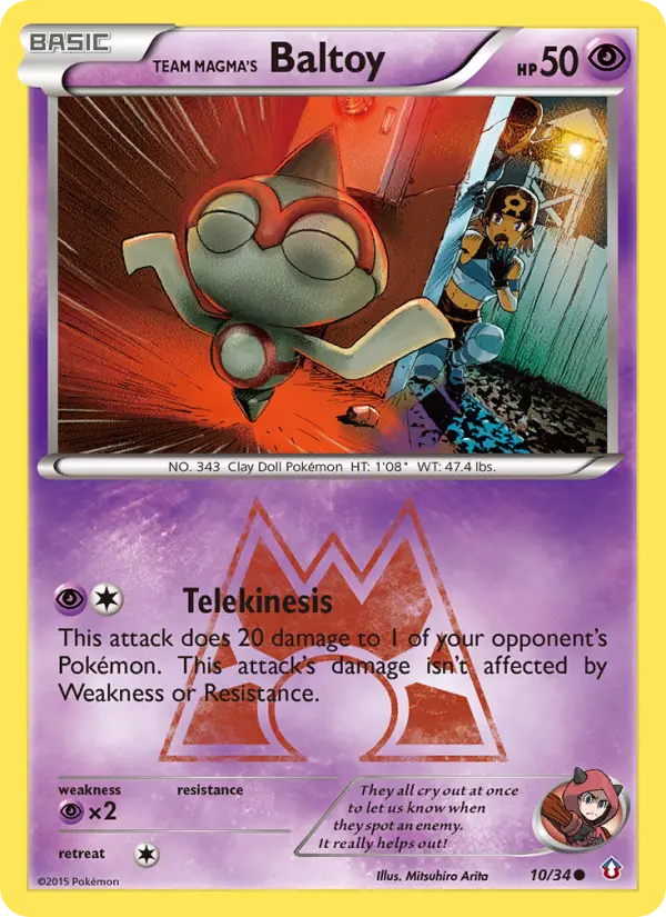 Card image of Team Magma's Baltoy