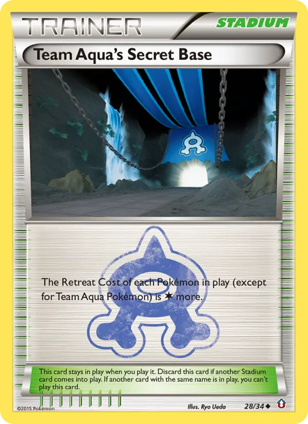 Card image of Team Aqua's Secret Base