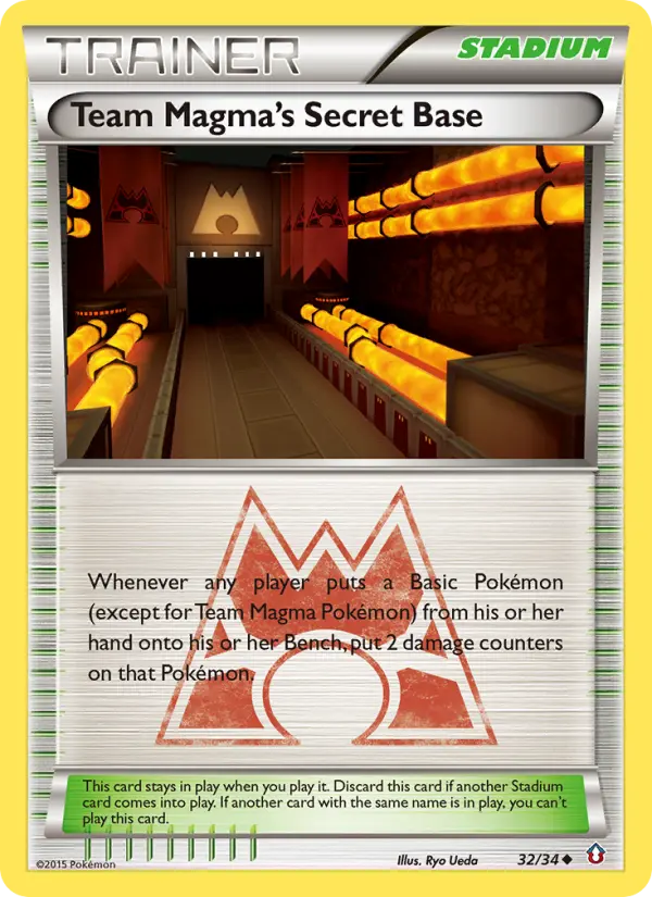 Card image of Team Magma's Secret Base