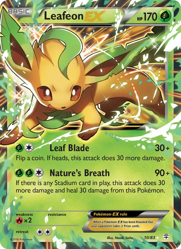 Card image of Leafeon EX