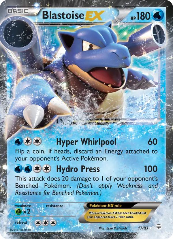 Card image of Blastoise EX