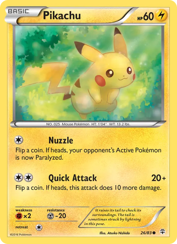 Card image of Pikachu