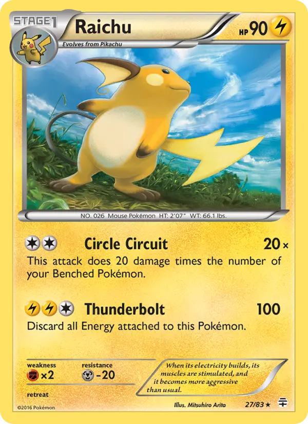 Card image of Raichu