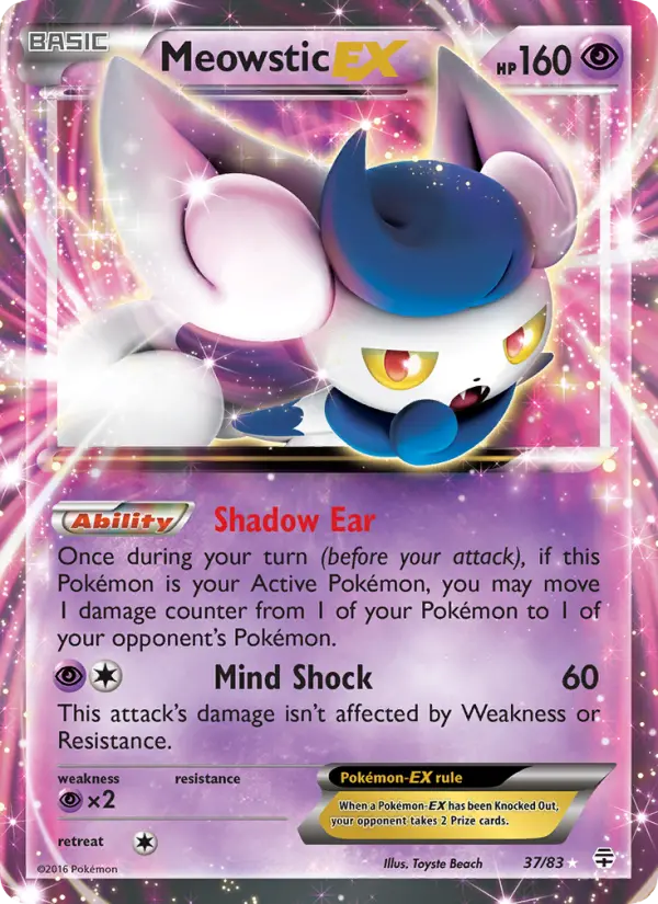 Card image of Meowstic EX