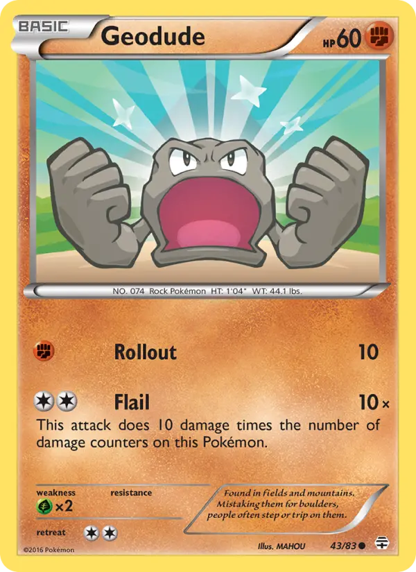 Card image of Geodude