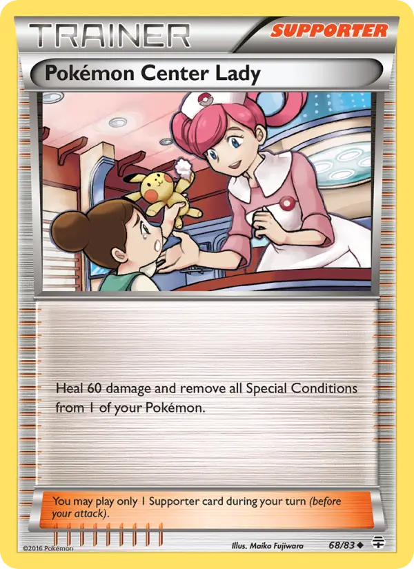 Card image of Pokémon Center Lady