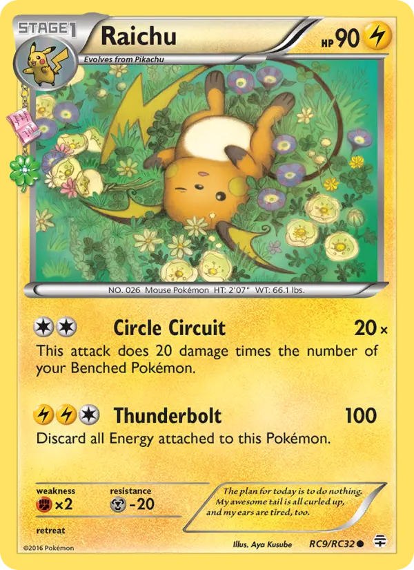 Card image of Raichu