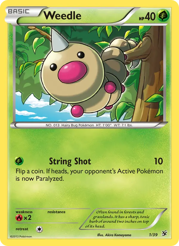 Card image of Weedle
