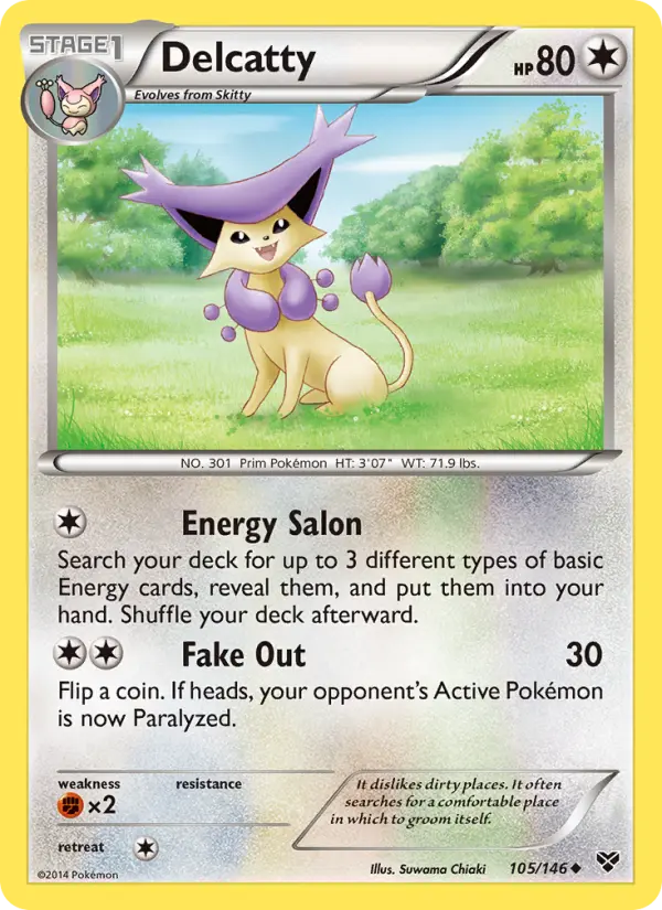 Card image of Delcatty