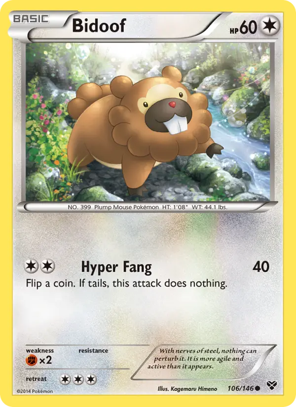 Card image of Bidoof