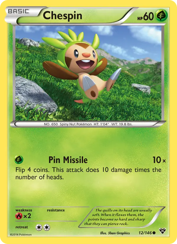 Card image of Chespin