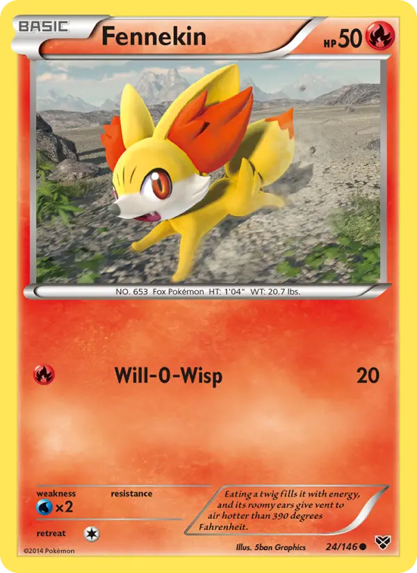 Card image of Fennekin