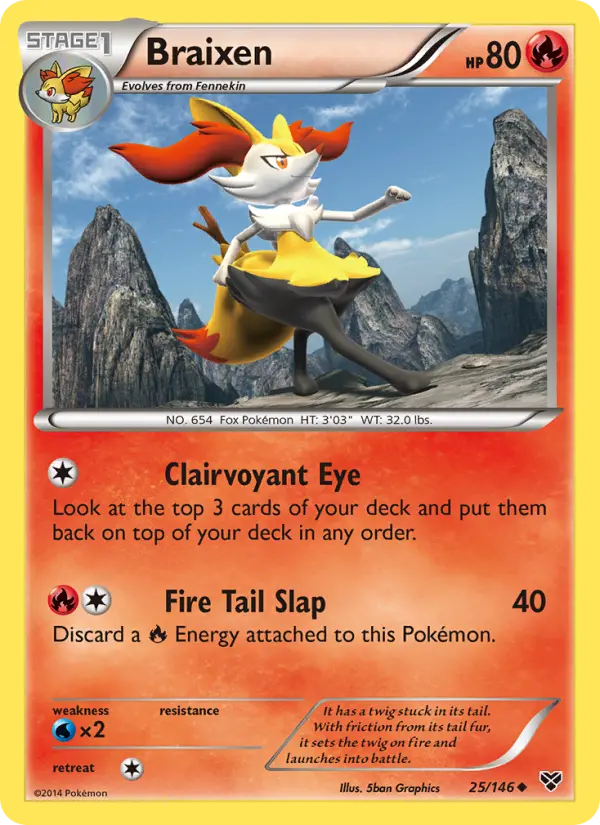 Card image of Braixen