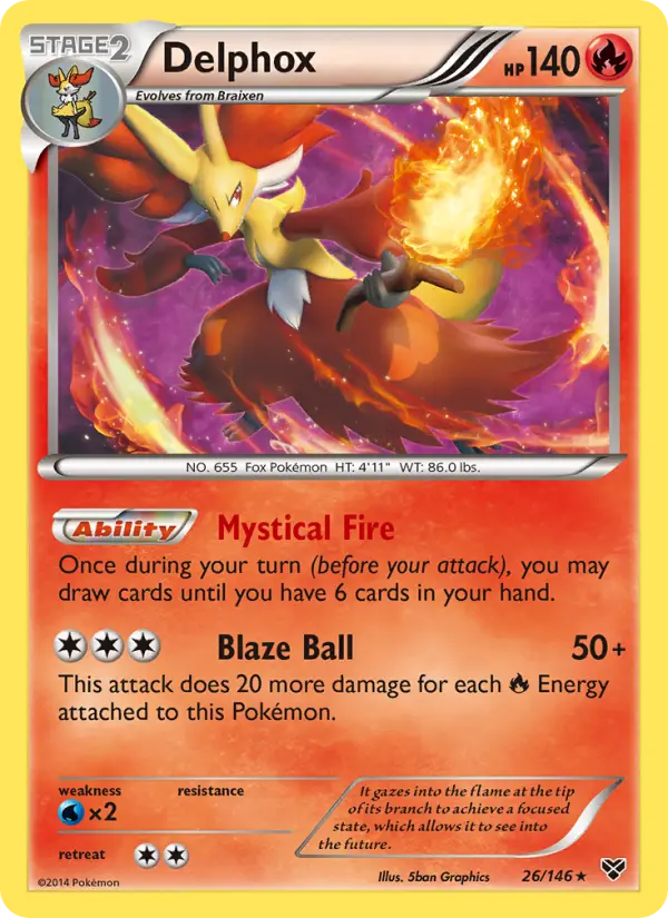 Card image of Delphox