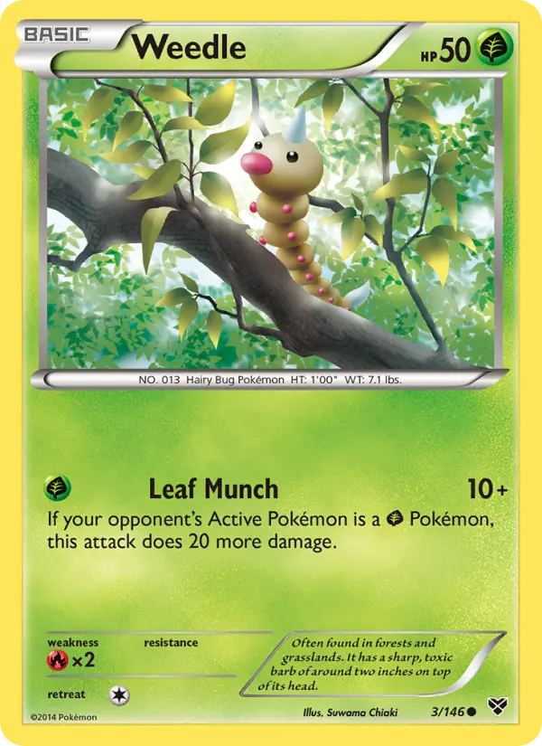 Card image of Weedle