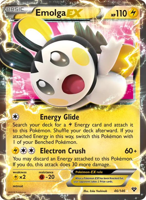 Card image of Emolga EX